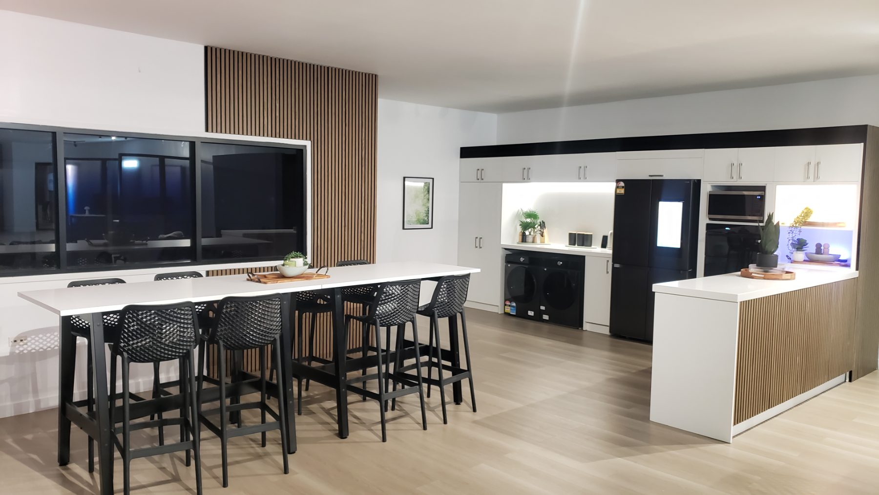 The Samsung kitchen and appliance suite at the Innovation Hub